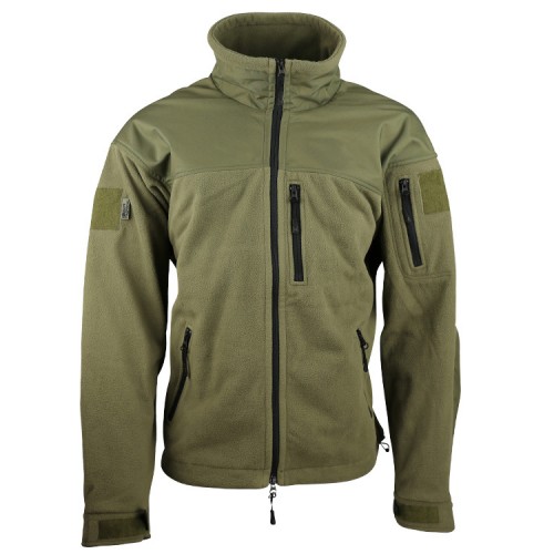 Kombat UK Defender Tactical (Fleece) (OD), The Defender Tactical Fleece offers protection, strength, and functional design for outdoor, training, or everyday use
